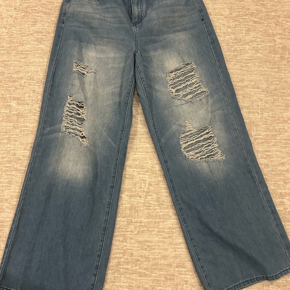 SO Super High Rise Wide Leg Jeans - Picture 1 of 5